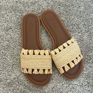 J Crew Woven Sandals size 9